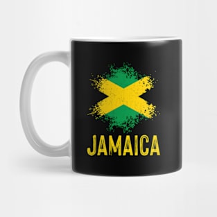 Jamaica Watercolors Sport Jamaican Flag Mug